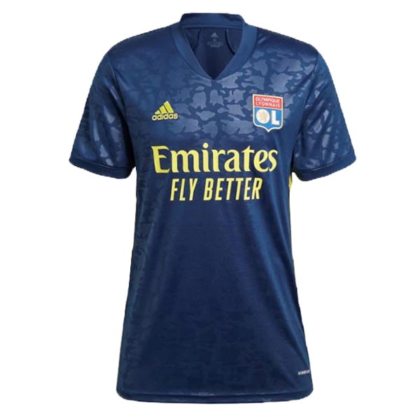 Camiseta Lyon Replica Tercera Ropa Mujer 2020/21 Azul